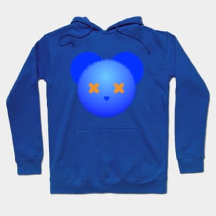 Blue bear. Hoodie